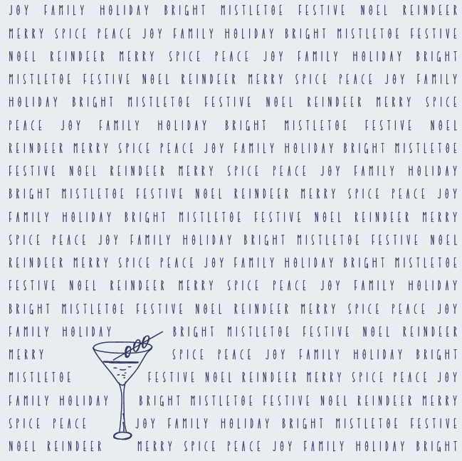 Cocktail Hour Paper Placemat (12 pack)