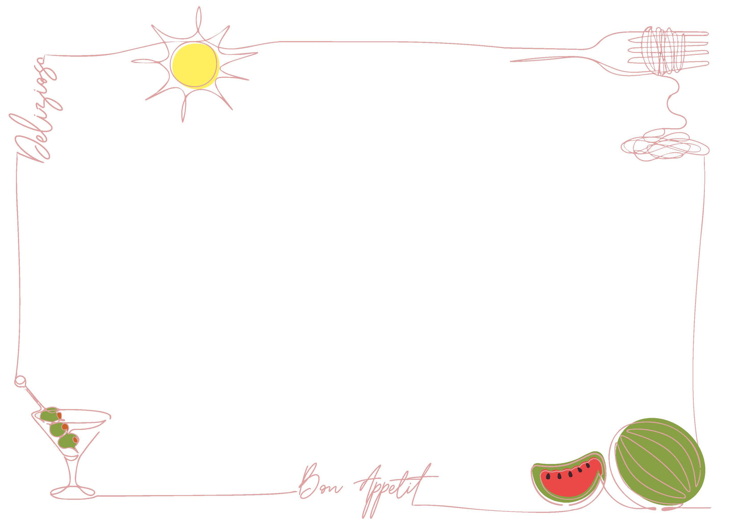 Sundowner Paper Placemat (10 pack)